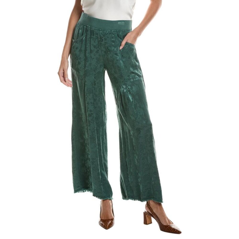 Xcvi Womens  Twaina Wide Leg Pant, Blue